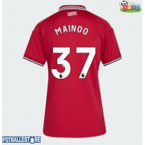 Manchester United Kobbie Mainoo #37 Hjemmedrakt Dame 2026-27 Kortermet